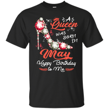 Load image into Gallery viewer, Diamond Woman A Queen Was Born In May Birthday Shirt VA01 - diamond-woman-a-queen-was-born-in-may-birthday-shirt-va01-vivianstorescom