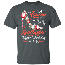Load image into Gallery viewer, Diamond Woman A Queen Was Born In September Birthday Shirt VA01 - diamond-woman-a-queen-was-born-in-september-birthday-shirt-va01-vivianstorescom-3