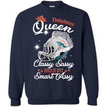 Load image into Gallery viewer, Dolphins Queen Classy Sassy And A Bit Smart Assy Shirt KA01 - dolphins-queen-classy-sassy-and-a-bit-smart-assy-shirt-ka01-vivianstorescom-6