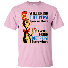 Load image into Gallery viewer, Dr Seuss I Will Drink Diet Pepsi Here or There Shirt HA01 - dr-seuss-i-will-drink-diet-pepsi-here-or-there-shirt-ha01-vivianstorescom-4