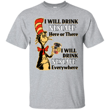 Load image into Gallery viewer, Dr Seuss I Will Drink Nescafe Here or There Shirt HA01 - dr-seuss-i-will-drink-nescafe-here-or-there-shirt-ha01-vivianstorescom