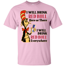 Load image into Gallery viewer, Dr Seuss I Will Drink Red Bull Here or There Shirt HA01 - dr-seuss-i-will-drink-red-bull-here-or-there-shirt-ha01-vivianstorescom-4