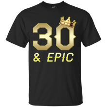 Load image into Gallery viewer, Epic 30th Birthday 30 Years Old Golden King Crown T-shirt For Men HA02 - epic-30th-birthday-30-years-old-golden-king-crown-t-shirt-for-men-ha02-vivianstorescom