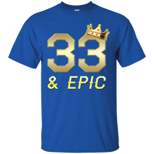 Load image into Gallery viewer, Epic 33rd Birthday 33 Years Old Golden King Crown T-shirt For Men HA02 - epic-33rd-birthday-33-years-old-golden-king-crown-t-shirt-for-men-ha02-vivianstorescom-2