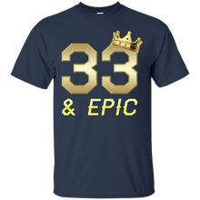 Load image into Gallery viewer, Epic 33rd Birthday 33 Years Old Golden King Crown T-shirt For Men HA02 - epic-33rd-birthday-33-years-old-golden-king-crown-t-shirt-for-men-ha02-vivianstorescom-3