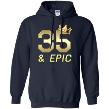 Load image into Gallery viewer, Epic 35th Birthday 35 Years Old Golden King Crown T-shirt For Men HA02 - epic-35th-birthday-35-years-old-golden-king-crown-t-shirt-for-men-ha02-vivianstorescom-5