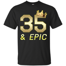 Load image into Gallery viewer, Epic 35th Birthday 35 Years Old Golden King Crown T-shirt For Men HA02 - epic-35th-birthday-35-years-old-golden-king-crown-t-shirt-for-men-ha02-vivianstorescom