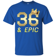 Load image into Gallery viewer, Epic 36th Birthday 36 Years Old Golden King Crown T-shirt For Men HA02 - epic-36th-birthday-36-years-old-golden-king-crown-t-shirt-for-men-ha02-vivianstorescom-2