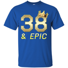 Load image into Gallery viewer, Epic 38th Birthday 38 Years Old Golden King Crown T-shirt For Men HA02 - epic-38th-birthday-38-years-old-golden-king-crown-t-shirt-for-men-ha02-vivianstorescom-2