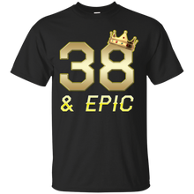 Load image into Gallery viewer, Epic 38th Birthday 38 Years Old Golden King Crown T-shirt For Men HA02 - epic-38th-birthday-38-years-old-golden-king-crown-t-shirt-for-men-ha02-vivianstorescom