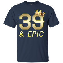 Load image into Gallery viewer, Epic 39th Birthday 39 Years Old Golden King Crown T-shirt For Men HA02 - epic-39th-birthday-39-years-old-golden-king-crown-t-shirt-for-men-ha02-vivianstorescom-3