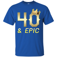 Load image into Gallery viewer, Epic 40th Birthday 40 Years Old Golden King Crown T-shirt For Men HA02 - epic-40th-birthday-40-years-old-golden-king-crown-t-shirt-for-men-ha02-vivianstorescom-2