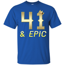 Load image into Gallery viewer, Epic 41st Birthday 41 Years Old Golden King Crown T-shirt For Men HA02 - epic-41st-birthday-41-years-old-golden-king-crown-t-shirt-for-men-ha02-vivianstorescom-2
