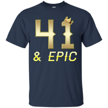 Load image into Gallery viewer, Epic 41st Birthday 41 Years Old Golden King Crown T-shirt For Men HA02 - epic-41st-birthday-41-years-old-golden-king-crown-t-shirt-for-men-ha02-vivianstorescom-3