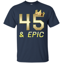 Load image into Gallery viewer, Epic 45th Birthday 45 Years Old Golden King Crown T-shirt For Men HA02 - epic-45th-birthday-45-years-old-golden-king-crown-t-shirt-for-men-ha02-vivianstorescom-3