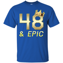 Load image into Gallery viewer, Epic 48th Birthday 48 Years Old Golden King Crown T-shirt For Men HA02 - epic-48th-birthday-48-years-old-golden-king-crown-t-shirt-for-men-ha02-vivianstorescom-2