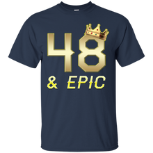 Load image into Gallery viewer, Epic 48th Birthday 48 Years Old Golden King Crown T-shirt For Men HA02 - epic-48th-birthday-48-years-old-golden-king-crown-t-shirt-for-men-ha02-vivianstorescom-3
