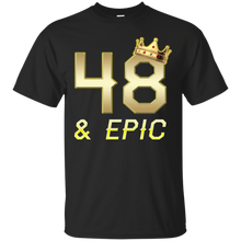 Load image into Gallery viewer, Epic 48th Birthday 48 Years Old Golden King Crown T-shirt For Men HA02 - epic-48th-birthday-48-years-old-golden-king-crown-t-shirt-for-men-ha02-vivianstorescom