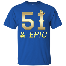 Load image into Gallery viewer, Epic 51st Birthday 51 Years Old Golden King Crown T-shirt For Men HA02 - epic-51st-birthday-51-years-old-golden-king-crown-t-shirt-for-men-ha02-vivianstorescom-2