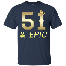 Load image into Gallery viewer, Epic 51st Birthday 51 Years Old Golden King Crown T-shirt For Men HA02 - epic-51st-birthday-51-years-old-golden-king-crown-t-shirt-for-men-ha02-vivianstorescom-3