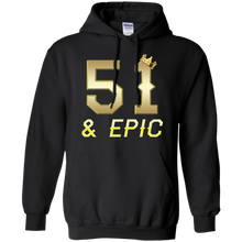 Load image into Gallery viewer, Epic 51st Birthday 51 Years Old Golden King Crown T-shirt For Men HA02 - epic-51st-birthday-51-years-old-golden-king-crown-t-shirt-for-men-ha02-vivianstorescom-4