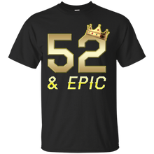 Load image into Gallery viewer, Epic 52nd Birthday 52 Years Old Golden King Crown T-shirt For Men HA02 - epic-52nd-birthday-52-years-old-golden-king-crown-t-shirt-for-men-ha02-vivianstorescom