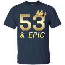 Load image into Gallery viewer, Epic 53rd Birthday 53 Years Old Golden King Crown T-shirt For Men HA02 - epic-53rd-birthday-53-years-old-golden-king-crown-t-shirt-for-men-ha02-vivianstorescom-3