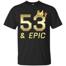 Load image into Gallery viewer, Epic 53rd Birthday 53 Years Old Golden King Crown T-shirt For Men HA02 - epic-53rd-birthday-53-years-old-golden-king-crown-t-shirt-for-men-ha02-vivianstorescom