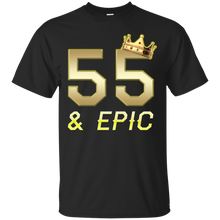 Load image into Gallery viewer, Epic 55th Birthday 55 Years Old Golden King Crown T-shirt For Men HA02 - epic-55th-birthday-55-years-old-golden-king-crown-t-shirt-for-men-ha02-vivianstorescom