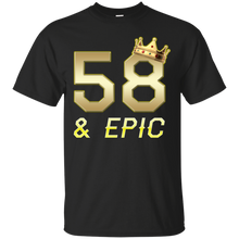 Load image into Gallery viewer, Epic 58th Birthday 58 Years Old Golden King Crown T-shirt For Men HA02 - epic-58th-birthday-58-years-old-golden-king-crown-t-shirt-for-men-ha02-vivianstorescom