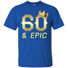 Load image into Gallery viewer, Epic 60th Birthday 60 Years Old Golden King Crown T-shirt For Men HA02 - epic-60th-birthday-60-years-old-golden-king-crown-t-shirt-for-men-ha02-vivianstorescom-2