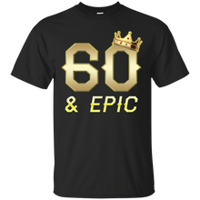 Load image into Gallery viewer, Epic 60th Birthday 60 Years Old Golden King Crown T-shirt For Men HA02 - epic-60th-birthday-60-years-old-golden-king-crown-t-shirt-for-men-ha02-vivianstorescom