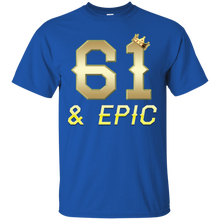 Load image into Gallery viewer, Epic 61st Birthday 61 Years Old Golden King Crown T-shirt For Men HA02 - epic-61st-birthday-61-years-old-golden-king-crown-t-shirt-for-men-ha02-vivianstorescom-2
