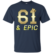 Load image into Gallery viewer, Epic 61st Birthday 61 Years Old Golden King Crown T-shirt For Men HA02 - epic-61st-birthday-61-years-old-golden-king-crown-t-shirt-for-men-ha02-vivianstorescom-3