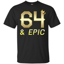 Load image into Gallery viewer, Epic 64th Birthday 64 Years Old Golden King Crown T-shirt For Men HA02 - epic-64th-birthday-64-years-old-golden-king-crown-t-shirt-for-men-ha02-vivianstorescom