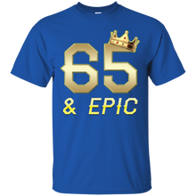 Load image into Gallery viewer, Epic 65th Birthday 65 Years Old Golden King Crown T-shirt For Men HA02 - epic-65th-birthday-65-years-old-golden-king-crown-t-shirt-for-men-ha02-vivianstorescom-2