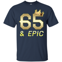 Load image into Gallery viewer, Epic 65th Birthday 65 Years Old Golden King Crown T-shirt For Men HA02 - epic-65th-birthday-65-years-old-golden-king-crown-t-shirt-for-men-ha02-vivianstorescom-3