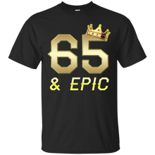 Load image into Gallery viewer, Epic 65th Birthday 65 Years Old Golden King Crown T-shirt For Men HA02 - epic-65th-birthday-65-years-old-golden-king-crown-t-shirt-for-men-ha02-vivianstorescom
