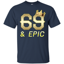 Load image into Gallery viewer, Epic 69th Birthday 69 Years Old Golden King Crown T-shirt For Men HA02 - epic-69th-birthday-69-years-old-golden-king-crown-t-shirt-for-men-ha02-vivianstorescom-3