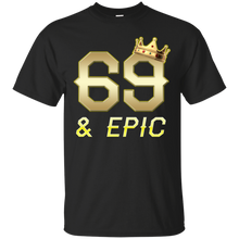 Load image into Gallery viewer, Epic 69th Birthday 69 Years Old Golden King Crown T-shirt For Men HA02 - epic-69th-birthday-69-years-old-golden-king-crown-t-shirt-for-men-ha02-vivianstorescom