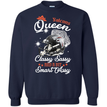 Load image into Gallery viewer, Falcons Queen Classy Sassy And A Bit Smart Assy Shirt KA01 - falcons-queen-classy-sassy-and-a-bit-smart-assy-shirt-ka01-vivianstorescom-6