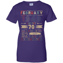 Load image into Gallery viewer, February 1949 Vintage I Am Not 70 I Am 18 With 52 Years Experience Shirt LT01 - february-1949-vintage-i-am-not-70-i-am-18-with-52-years-experience-shirt-lt01-vivianstorescom-8