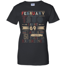 Load image into Gallery viewer, February 1950 Vintage I Am Not 69 I Am 18 With 51 Years Experience Shirt LT01 - february-1950-vintage-i-am-not-69-i-am-18-with-51-years-experience-shirt-lt01-vivianstorescom-7