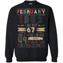 Load image into Gallery viewer, February 1952 Vintage I Am Not 67 I Am 18 With 49 Years Experience Shirt LT01 - february-1952-vintage-i-am-not-67-i-am-18-with-49-years-experience-shirt-lt01-vivianstorescom-5