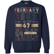 Load image into Gallery viewer, February 1952 Vintage I Am Not 67 I Am 18 With 49 Years Experience Shirt LT01 - february-1952-vintage-i-am-not-67-i-am-18-with-49-years-experience-shirt-lt01-vivianstorescom-6