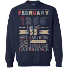 Load image into Gallery viewer, February 1966 Vintage I Am Not 53 I Am 18 With 35 Years Experience Shirt LT01 - february-1966-vintage-i-am-not-53-i-am-18-with-35-years-experience-shirt-lt01-vivianstorescom-6