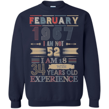 Load image into Gallery viewer, February 1967 Vintage I Am Not 52 I Am 18 With 34 Years Experience Shirt LT01 - february-1967-vintage-i-am-not-52-i-am-18-with-34-years-experience-shirt-lt01-vivianstorescom-6