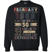Load image into Gallery viewer, February 1969 Vintage I Am Not 50 I Am 18 With 32 Years Experience Shirt LT01 - february-1969-vintage-i-am-not-50-i-am-18-with-32-years-experience-shirt-lt01-vivianstorescom-5