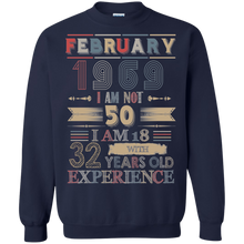 Load image into Gallery viewer, February 1969 Vintage I Am Not 50 I Am 18 With 32 Years Experience Shirt LT01 - february-1969-vintage-i-am-not-50-i-am-18-with-32-years-experience-shirt-lt01-vivianstorescom-6