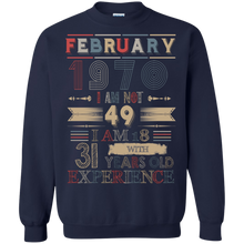Load image into Gallery viewer, February 1970 Vintage I Am Not 49 I Am 18 With 31 Years Experience Shirt LT01 - february-1970-vintage-i-am-not-49-i-am-18-with-31-years-experience-shirt-lt01-vivianstorescom-6